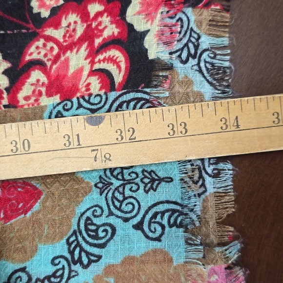 DO EVERYTHING IN LOVE Colorful Patchwork Kimono One Sz - Picture 2 of 5